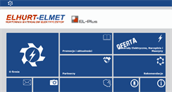 Desktop Screenshot of elhurt-elmet.pl